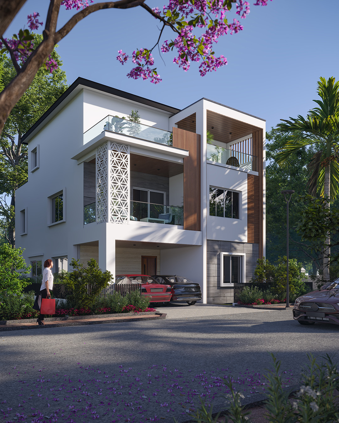 West facing villa